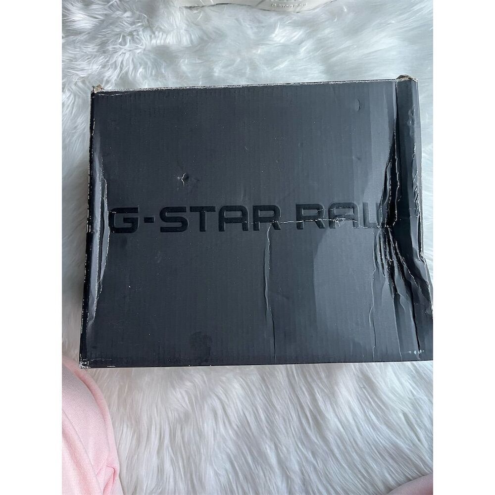 🆕 G-STAR Raw Attac Women’s Mid Sneakers White/Black Size 7 US - Picture 11 of 11